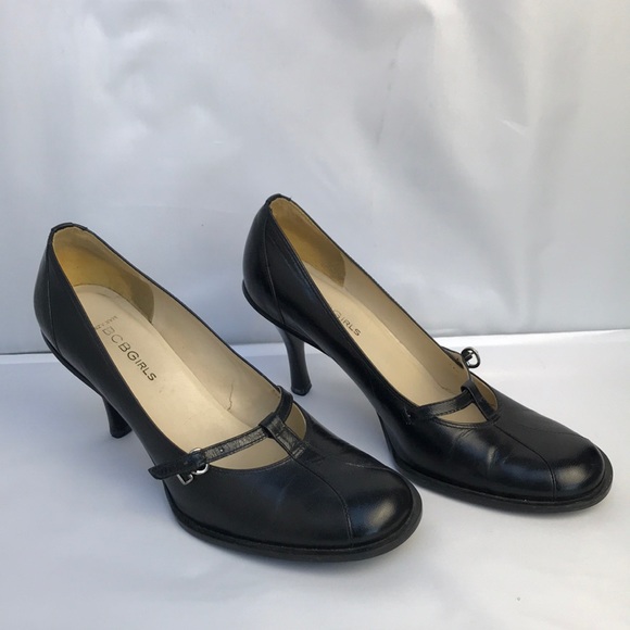 BCBG Maxazria Black Mary Jane heels sz US 7.5 - Picture 5 of 12